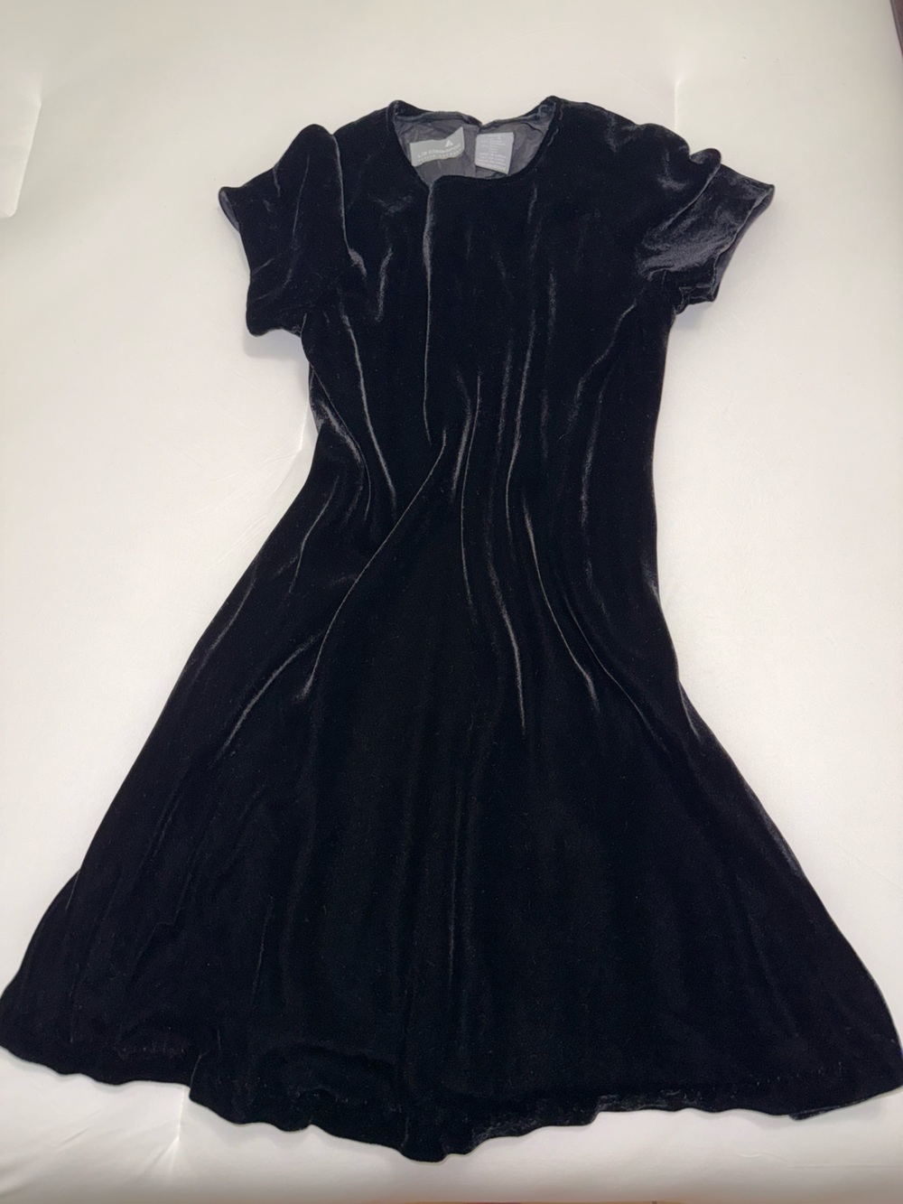 Claiborne Black Velvet Maxi Dress